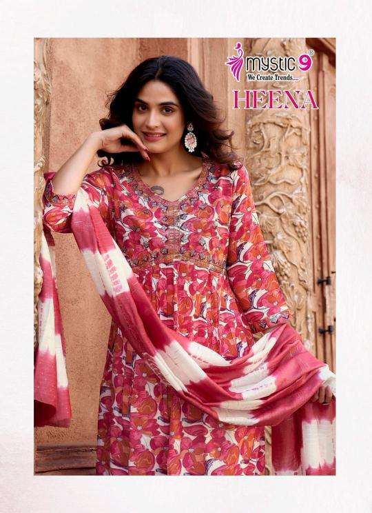 Mystic9 heena vol 7 Designer Kurti suppliers in Vadodara