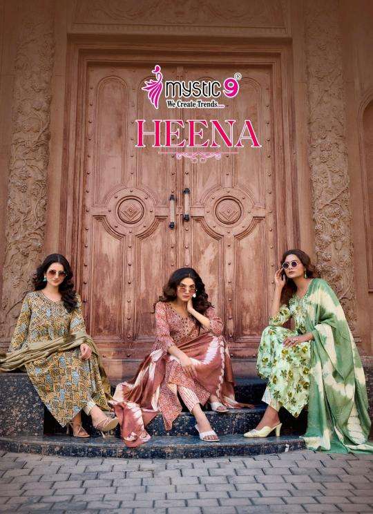 Mystic9 heena vol 7 Designer Kurti suppliers in Vadodara