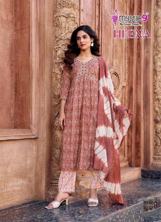 Mystic9 heena vol 7 Designer Kurti suppliers in Vadodara