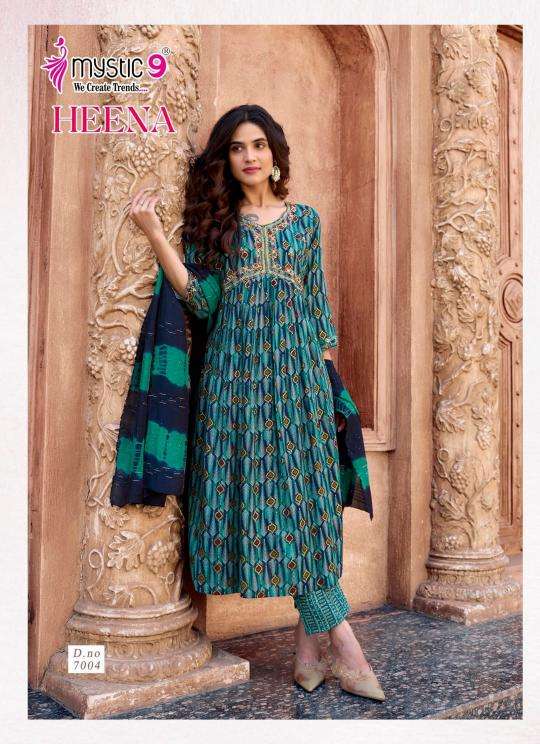 Mystic9 heena vol 7 Designer Kurti suppliers in Vadodara