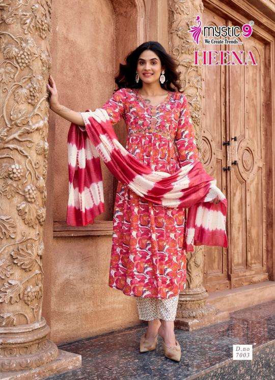 Mystic9 heena vol 7 Designer Kurti suppliers in Vadodara