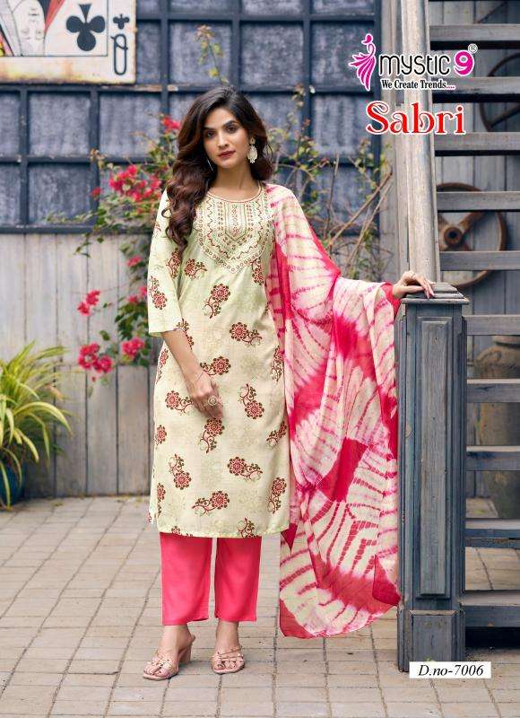 Mystic9 sabri vol 7  Kurti distributor in Mumbai