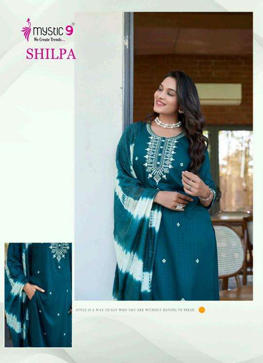 Mystic9 shilpa vol 2 sleeveless indian kurti