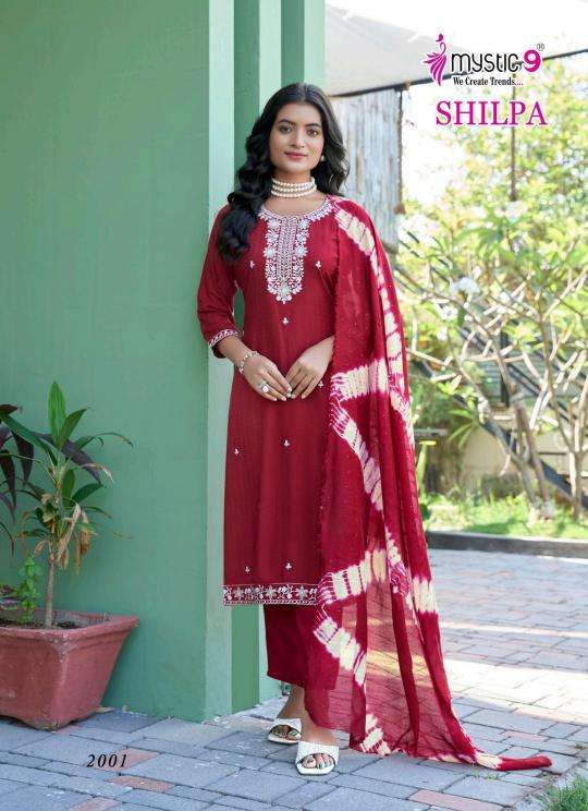 Mystic9 shilpa vol 2 sleeveless indian kurti