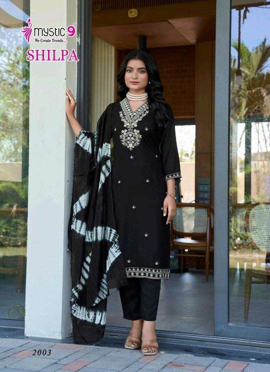 Mystic9 shilpa vol 2 sleeveless indian kurti