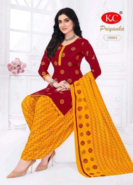 Navkar k.c priyanka vol 10 measurement indian kurti size chart