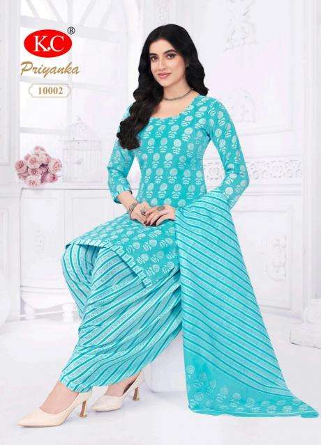Navkar k.c priyanka vol 10 measurement indian kurti size chart
