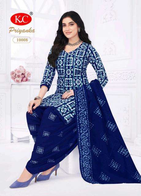Navkar k.c priyanka vol 10 measurement indian kurti size chart
