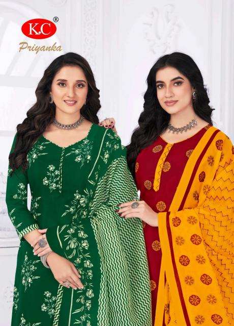 Navkar k.c priyanka vol 10 measurement indian kurti size chart