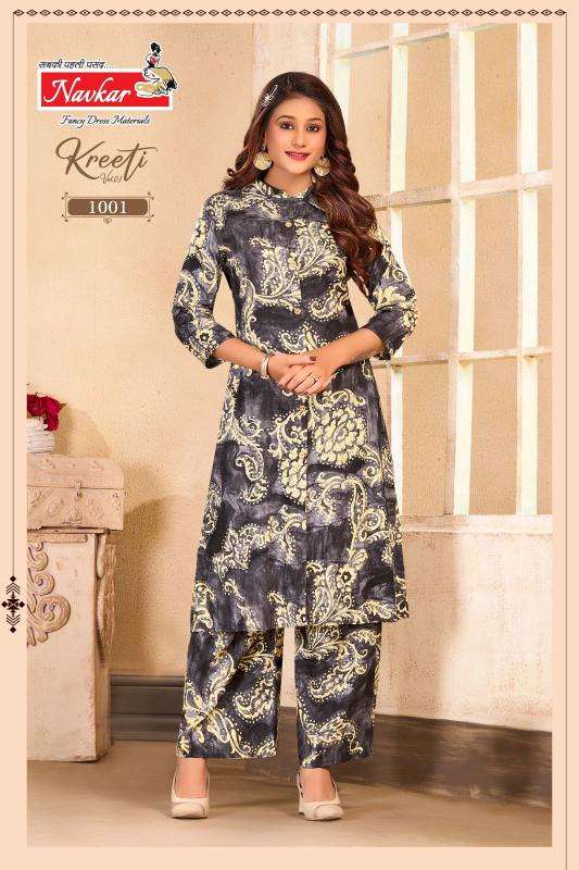 Navkar kreeti vol 1 elegant evening wear indian kurtis