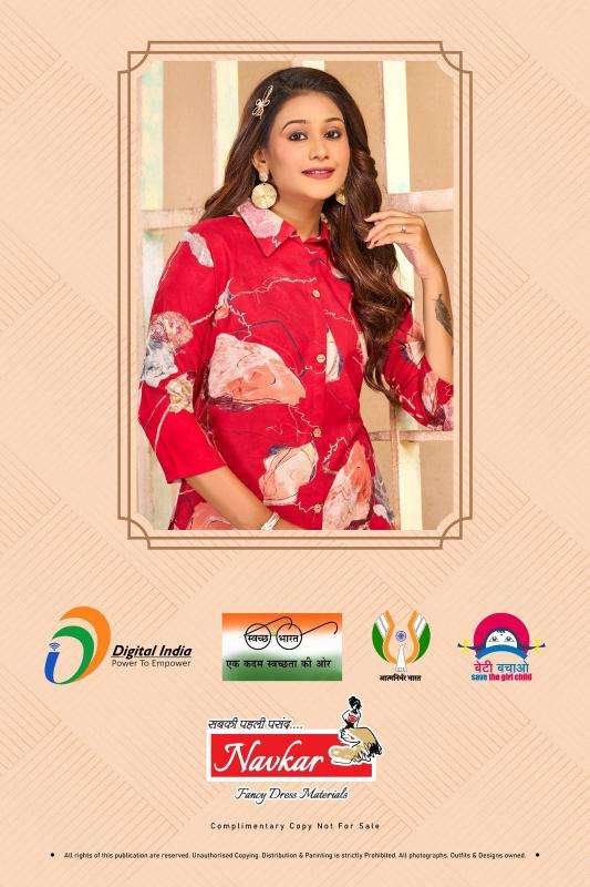 Navkar kreeti vol 1 elegant evening wear indian kurtis