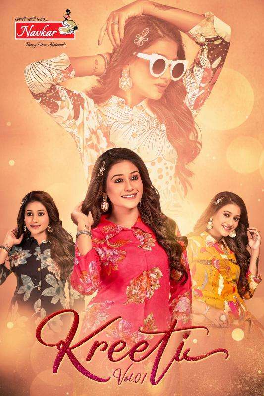 Navkar kreeti vol 1 elegant evening wear indian kurtis