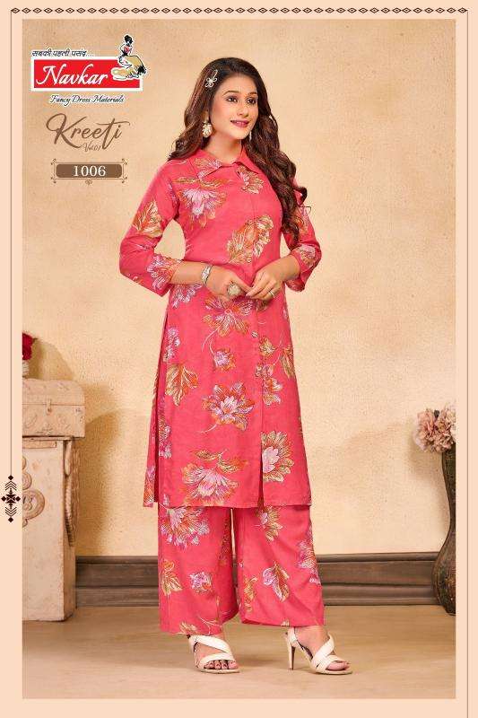 Navkar kreeti vol 1 elegant evening wear indian kurtis