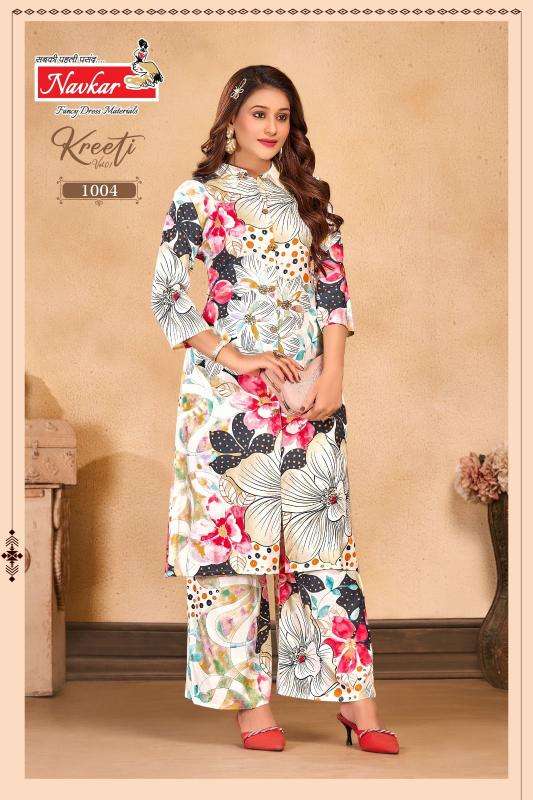 Navkar kreeti vol 1 elegant evening wear indian kurtis