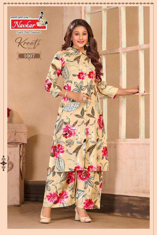 Navkar kreeti vol 1 elegant evening wear indian kurtis