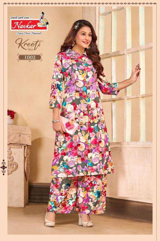 Navkar kreeti vol 1 elegant evening wear indian kurtis