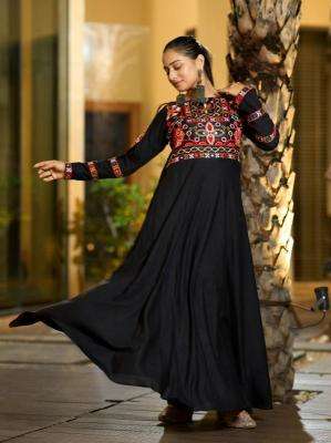 Navratri special rayon with mirror work Surat Kurtis catalog