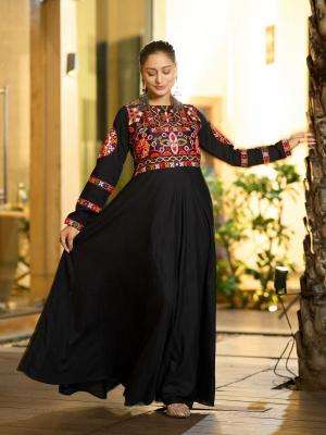 Navratri special rayon with mirror work Surat Kurtis catalog