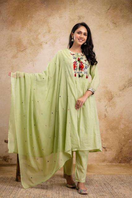 New mulmul cotton embroidered Kurti wholesale suppliers in Kolkata