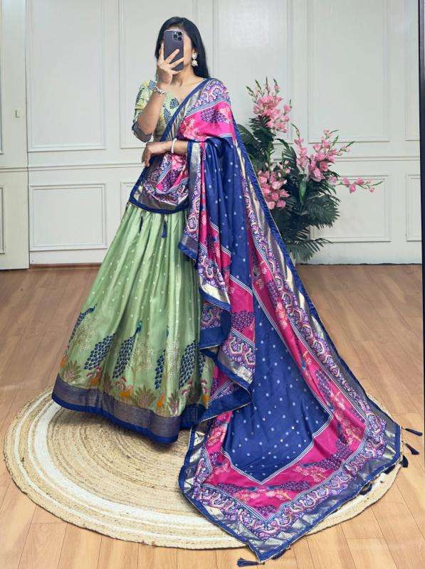 PICOCK Dola Silk Wholesale lehenga in Kolkata