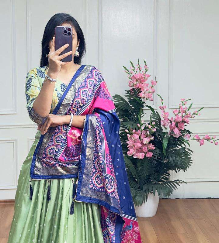 PICOCK Dola Silk Wholesale lehenga in Kolkata