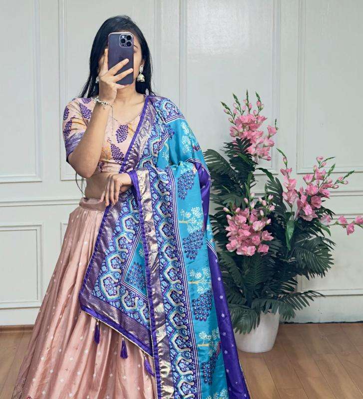 PICOCK Dola Silk Wholesale lehenga in Kolkata