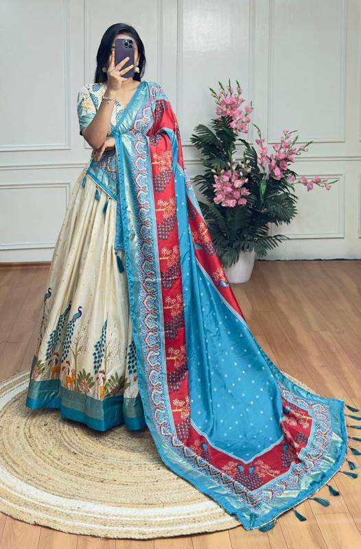 PICOCK Dola Silk Wholesale lehenga in Kolkata