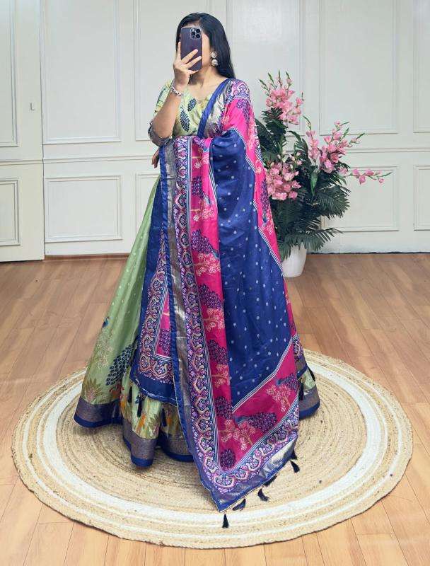 PICOCK Dola Silk Wholesale lehenga in Kolkata