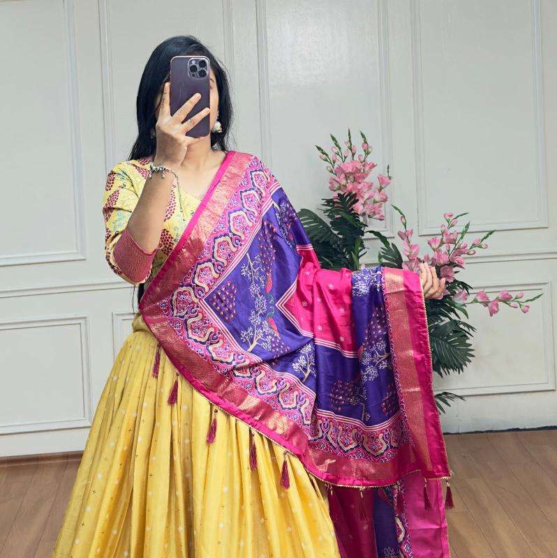 PICOCK Dola Silk Wholesale lehenga in Kolkata