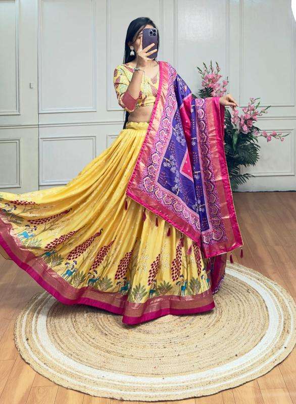 PICOCK Dola Silk Wholesale lehenga in Kolkata