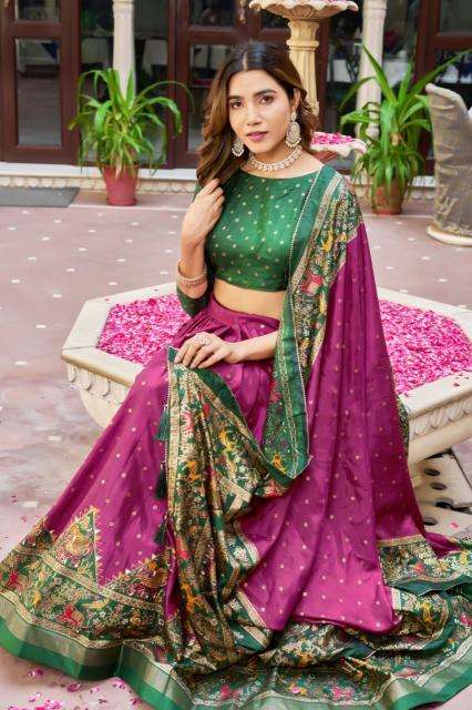 Piramid Dola Silk Bridal lehenga choli in Kolkata
