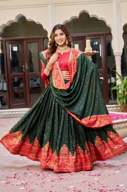 Piramid Dola Silk Bridal lehenga choli in Kolkata