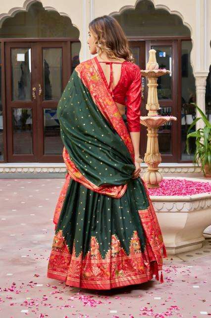 Piramid Dola Silk Bridal lehenga choli in Kolkata