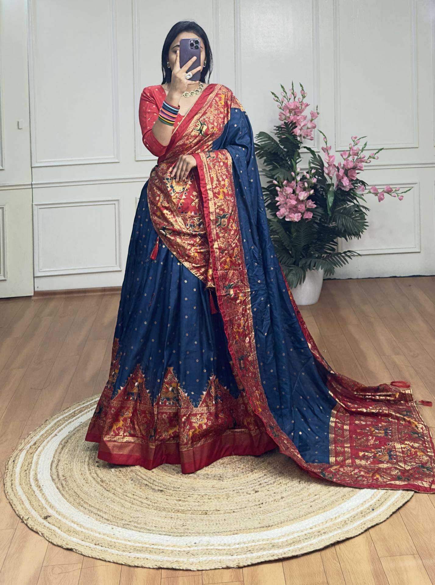 Piramid Green Dola Silk Lehenga choli in Kolkata