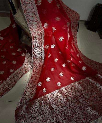 Pure crepe georgette silk Saree wholesale prices in Mumbai