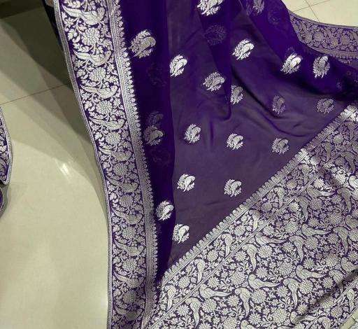 Pure crepe georgette silk Saree wholesale prices in Mumbai