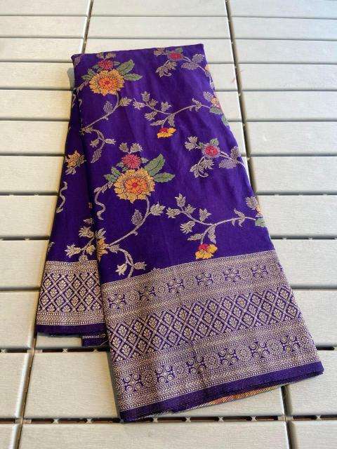 Pure crepe khadi silk finest Wholesale saree market in India