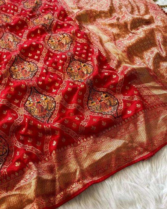 Pure soft banarasi matka silk Wholesale saree market in Mumbai