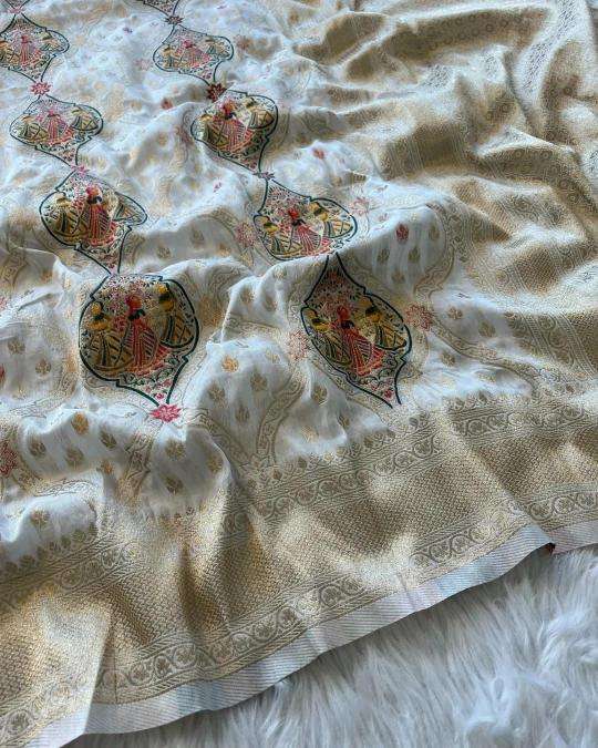 Pure soft banarasi matka silk Wholesale saree market in Mumbai