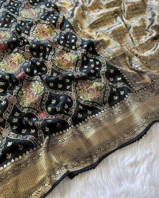 Pure soft banarasi matka silk Wholesale saree market in Mumbai
