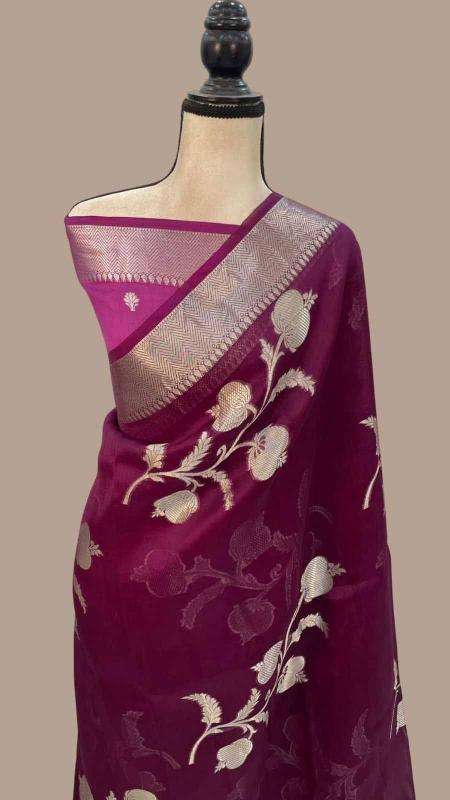 Pure soft khadi crepe silk Designer sarees wholesale in Mumbai