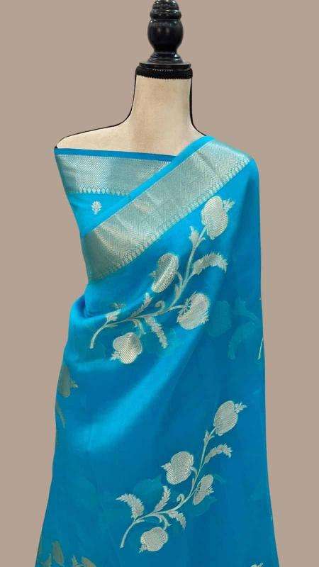 Pure soft khadi crepe silk Designer sarees wholesale in Mumbai