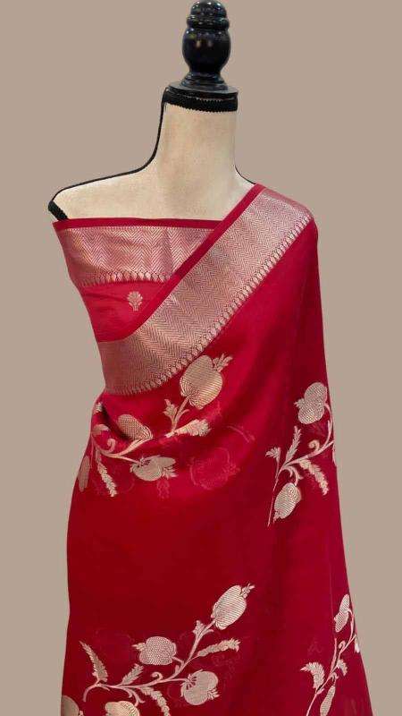 Pure soft khadi crepe silk Designer sarees wholesale in Mumbai