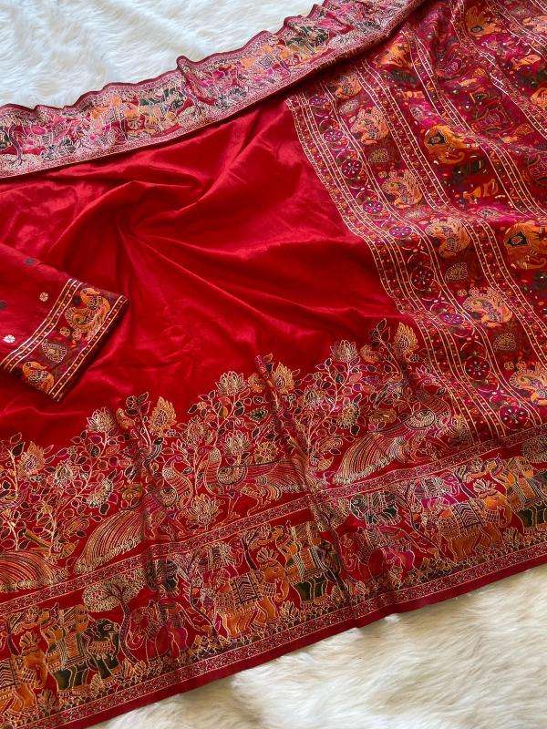 Pure soft rajwadi pashmina Saree supplier in Mumbai