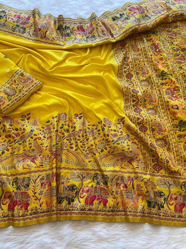Pure soft rajwadi pashmina Saree supplier in Mumbai