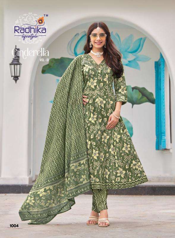 Radhika lifestyle cindrella vol 1 indian cotton kurtis