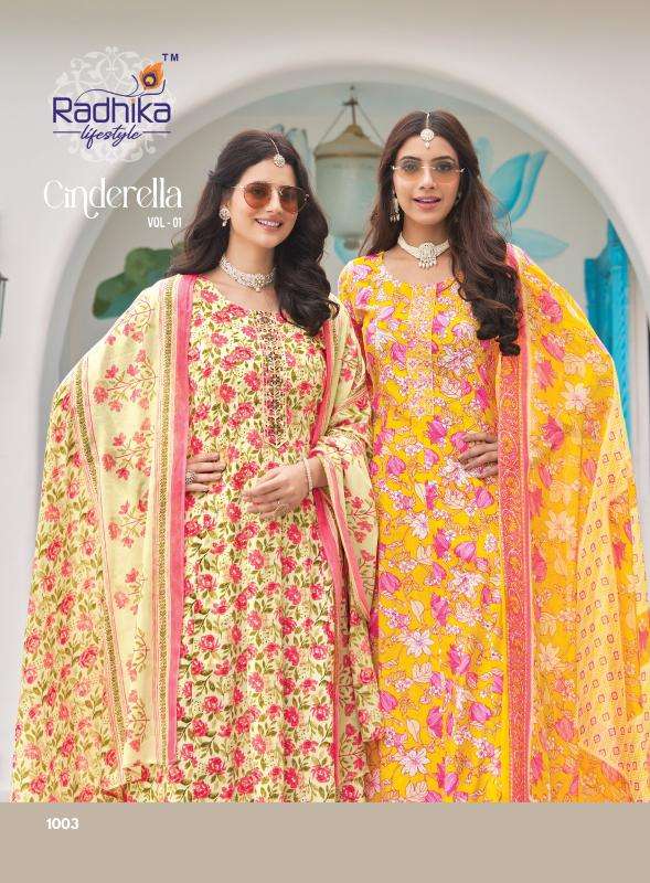 Radhika lifestyle cindrella vol 1 indian cotton kurtis