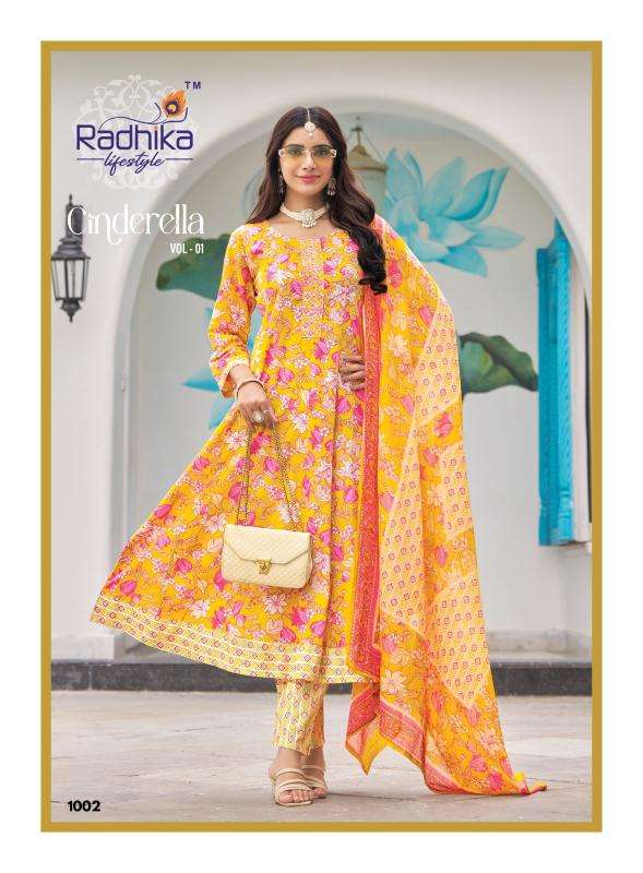 Radhika lifestyle cindrella vol 1 indian cotton kurtis