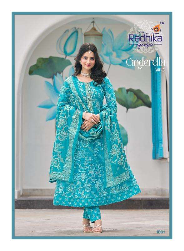 Radhika lifestyle cindrella vol 1 indian cotton kurtis