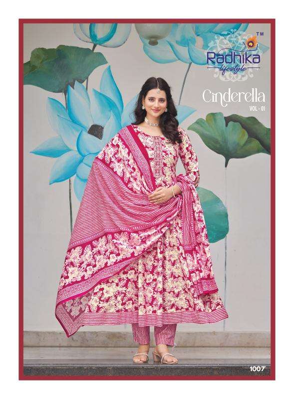 Radhika lifestyle cindrella vol 1 indian cotton kurtis